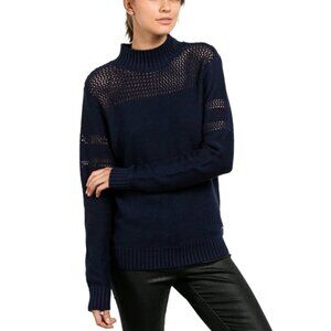 VOLCOM PEEPIN ON SWEATER IN BLUE. Size M